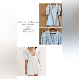 For love and lemons dress! Brand new with tags. Size xs